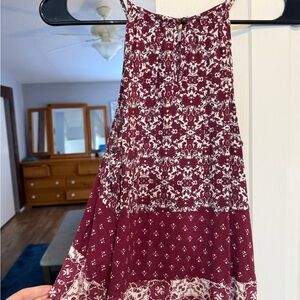 Elegant Burgundy Floral Yop